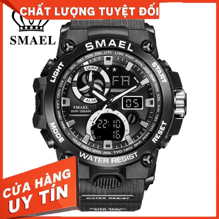 HÀNG CAO CẤP -  Đồng Hồ Điện Tử Thể Thao Nam Chính Hãng SMAEL 1545C Cao Cấp Phiên Bản Sport Đẹp Giá Rẻ Chống Nước Cực Tố