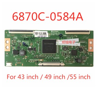 Bảng Mạch Điều Khiển t-Big 6870c-0584a 6870c-0584b 6870c-0584c 6870c 0584a 0584b 0584c v16 55uhd tm12 Cho 43inch 49inch 55inch