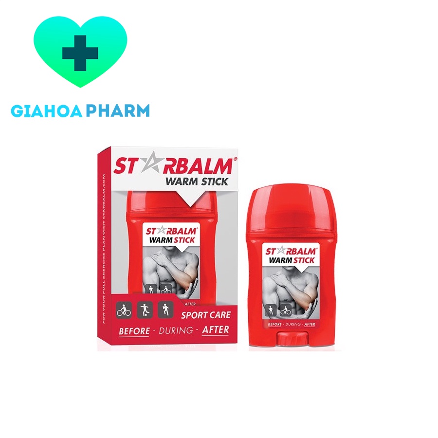 Ống làm nóng Starbalm Warm Stick làm ấm ngăn chấn thương, thư giãn cơ, tăng sức bền cơ, dùng trước và sau khi vận động