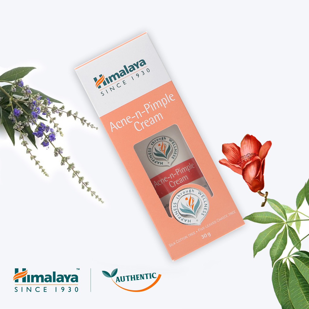 Kem chấm mụn giảm thâm sạch mụn Himalaya Acne-n-Pimple Cream 30g | BigBuy360 - bigbuy360.vn