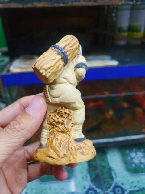 ÔNG GÁNH CỦI TRANG TRÍ HỒ CÁ NON BỘ CAO 10CM