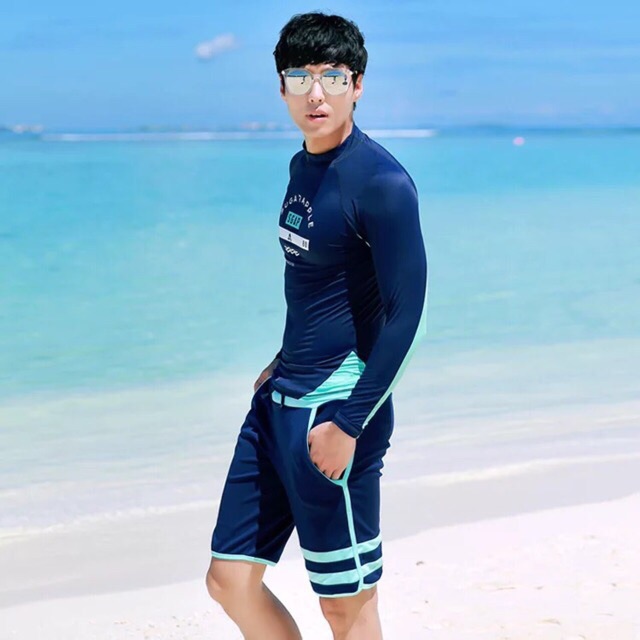 Đồ bơi đôi tay dài quần đùi nam nữ SGAP | BigBuy360 - bigbuy360.vn