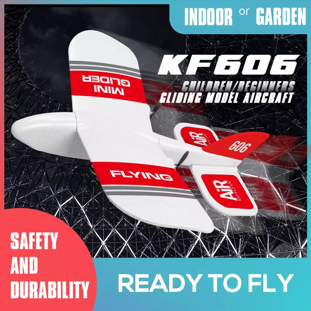 KF606 Máy bay điều khiển từ xa bằng mút xốp EPP tần số 2.4G và điều khiển từ xa 3 pin AA (không bao gồm) dành cho -