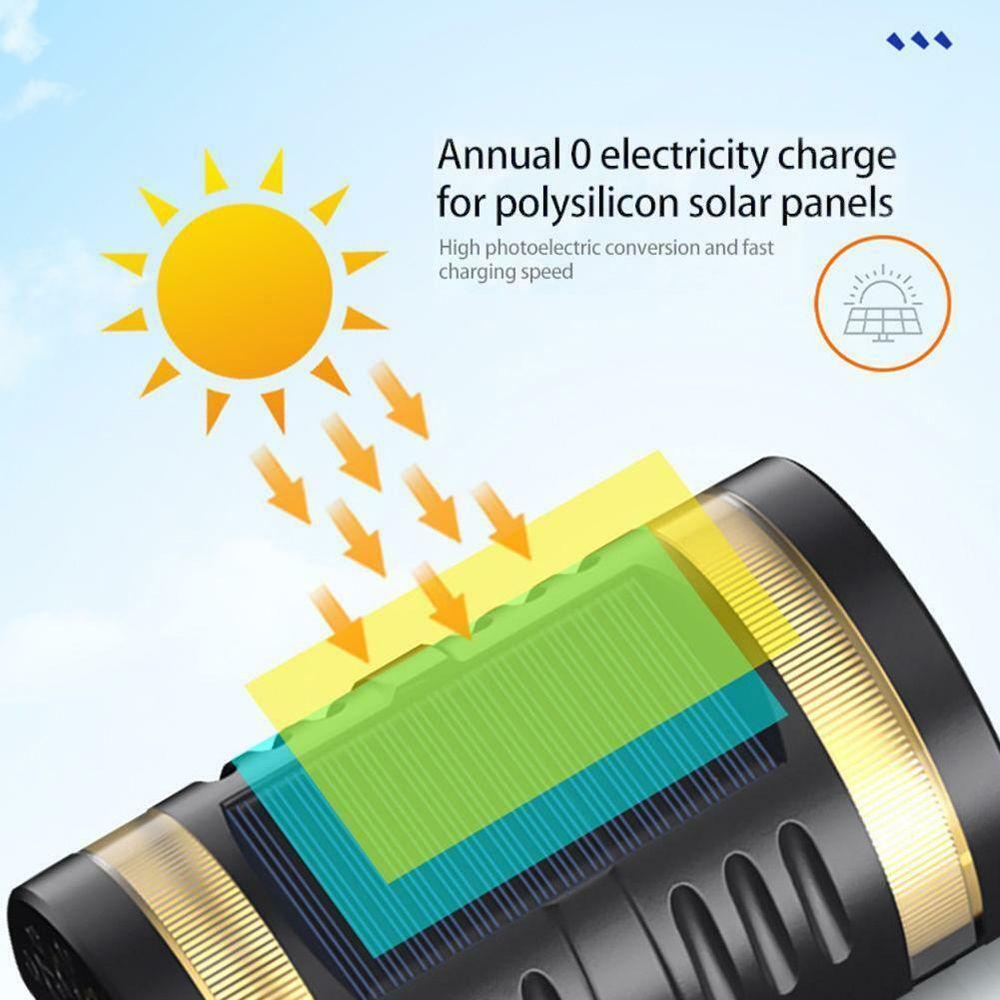 GOGOUP Đèn Năng Lượng Mặt Trời Cảm Biến Tự Động Dùng Trang Trí Ngoài Trời