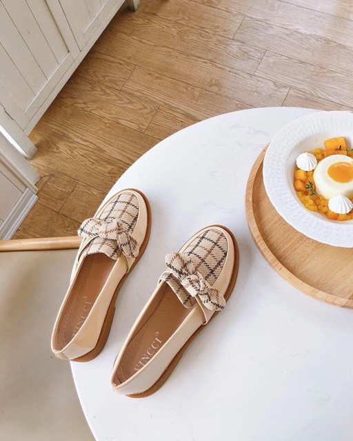 Giày lười Moka nơ thắt cực xinh | BigBuy360 - bigbuy360.vn