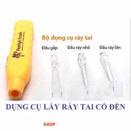 Dụng Cụ Lấy Ráy Tai, Ngoáy Tai Có Đèn Tiện Lợi