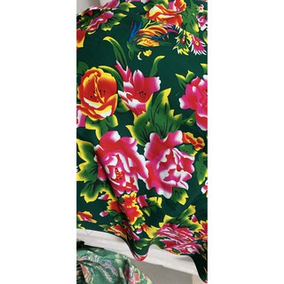 set Vải công màu xanh lá cây