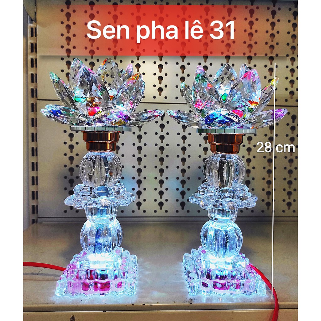 Đèn thờ SEN PHA LÊ 3 TẤC