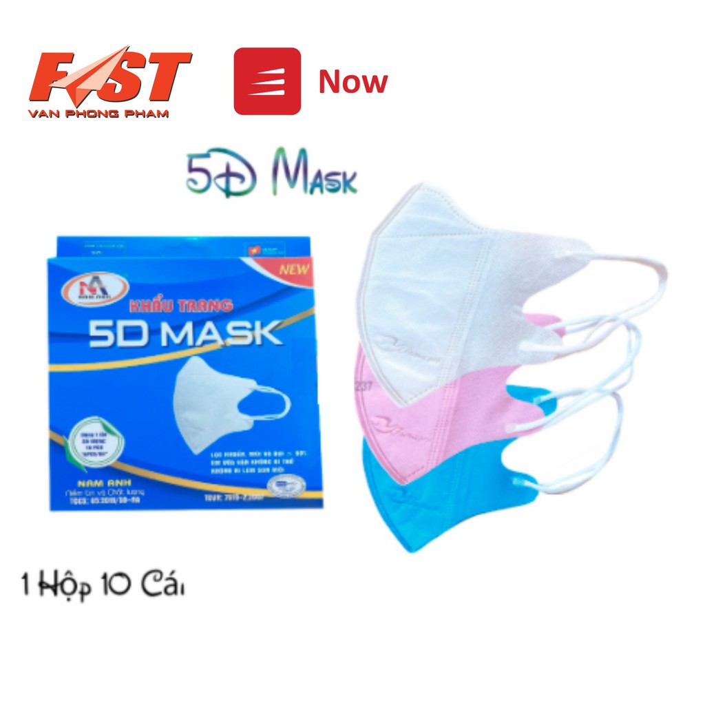 Khẩu Trang 3D LandMask Kháng Khuẩn Set 6 Cái Có 7 Màu Thời Trang, Famapro Nam Anh - Hàng Công Ty Y Tế Chính Hãng