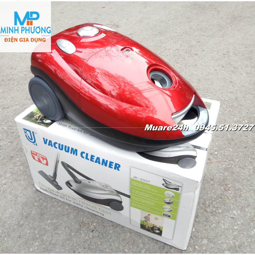 Bảo hành 12Tháng Máy hút bụi Vacuum Cleaner JK 2007 2400W Đỏ