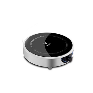 Bếp từ đơn tròn công suất 2200W mặt kính cường lực phím cơ chế độ an toàn bảo hành 6 tháng