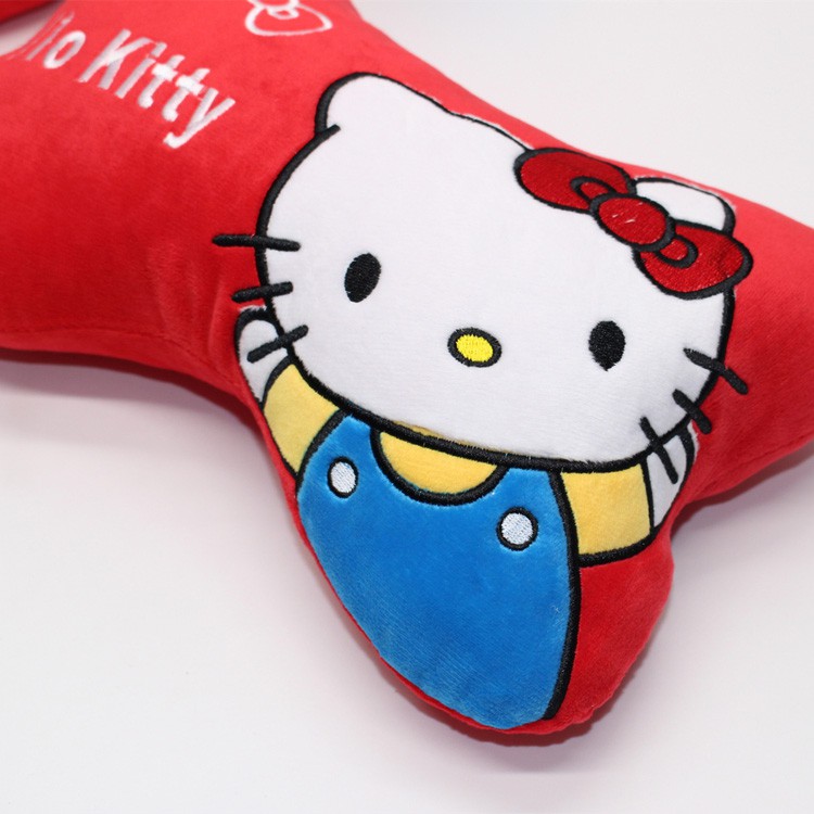 Gối gắn dây thắt lưng an toàn hình mèo kitty ngộ nghĩnh xinh xắn