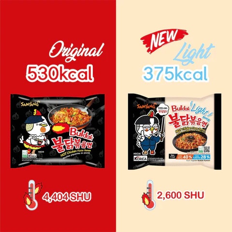 Mì Gà Cay Khô Samyang Hàn Quốc các vị phô mai/truyền thống/double x2/nước/carbonara/kim chi/tương đen gói lớn 140g
