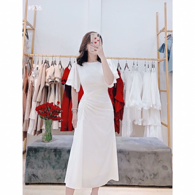 Đầm suông 🌸 Đầm maxi nhún sườn🌸FREESHIP 🌸Nhập MADEBY20 giảm 20k đơn trên 300k | BigBuy360 - bigbuy360.vn