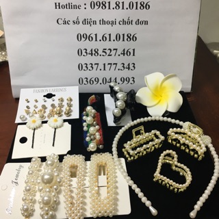 Sét kẹp tóc 25 món giá 99000, hàng quảng châu cao cấp