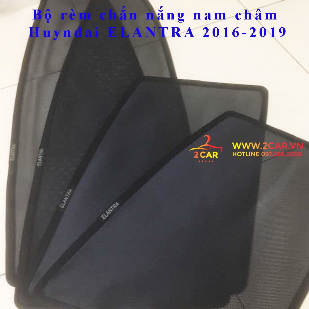 Rèm che nắng nam châm xe Huyndai Elantra đời 2016 - 2021- Giá 1 bộ