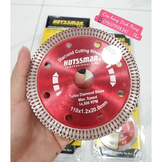 [Giá siêu rẻ] Lưỡi cắt gạch đa năng Hotssman màu đỏ 110mm, lưỡi cắt đa năng màu đỏ Vĩnh Hưng Tools