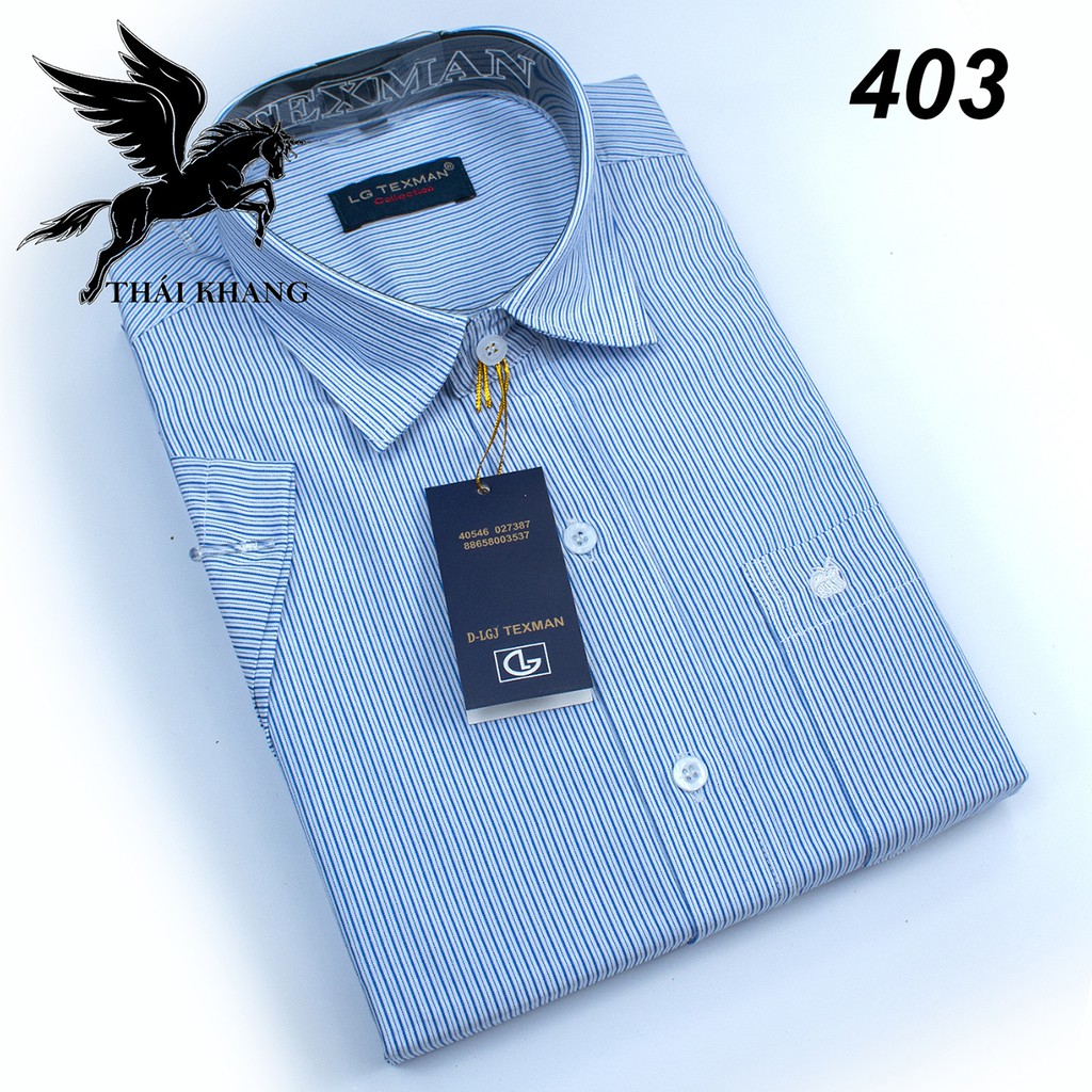 áo sơ mi nam ngắn tay sọc caro CAO CẤP form regular loại sơ mi công sở vải cotton đẹp ASHN40 | BigBuy360 - bigbuy360.vn