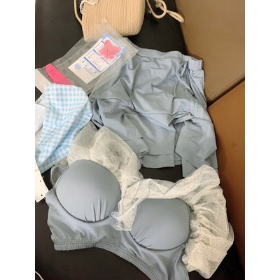 ÁO TẮM BIKINI ĐỒ BƠI ĐI BIỂN HÈ 2018 2 MẢNH BIKINI LỚP NGOÀI XOÈ CÓ ĐỆM | BigBuy360 - bigbuy360.vn