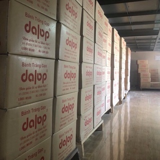 Bánh tráng gạo mè Dalop (4 cái/bịch)
