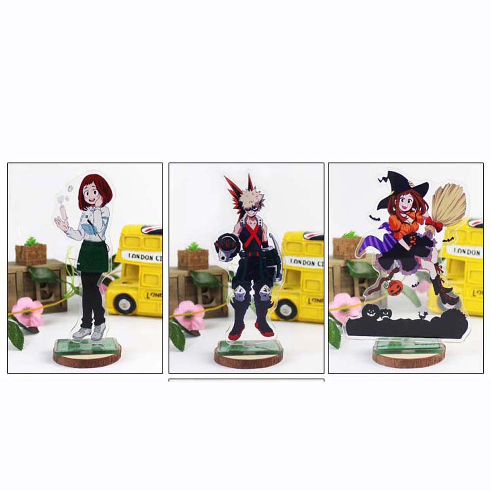 Mô Hình Nhân Vật Todoroki Shoto Deku Kaminari Denki Trong My Hero Academia Để Bàn Trang Trí Diy