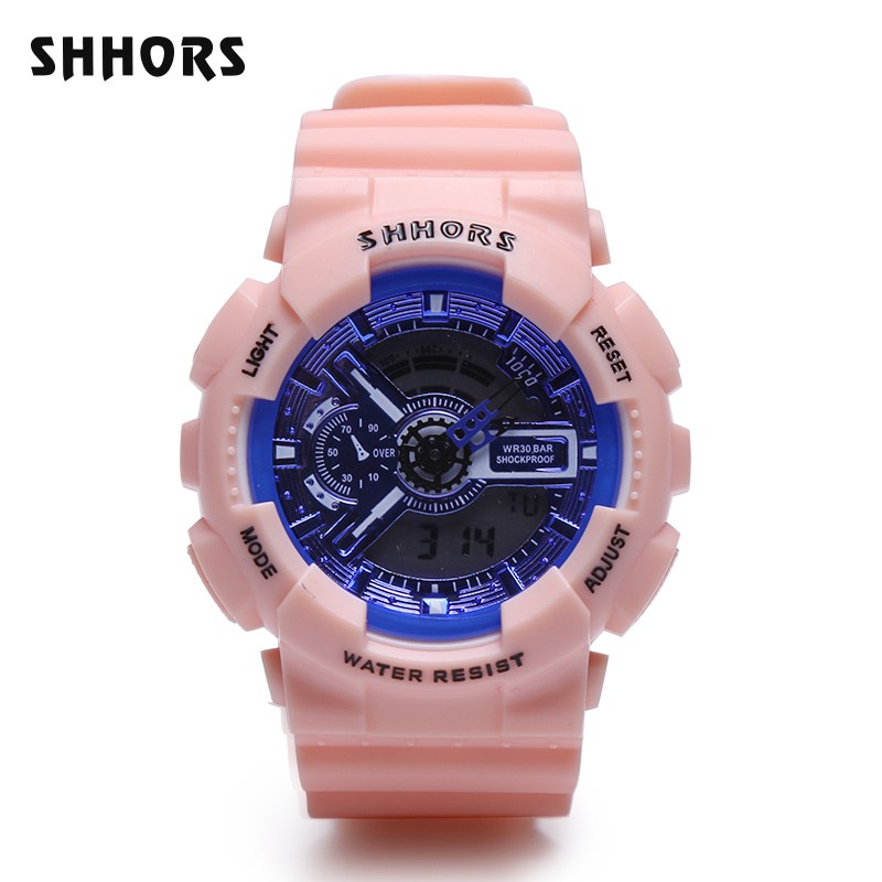 Đồng Hồ Unisex Thời Trang SHHORS Dây Trong Suốt 692BB.