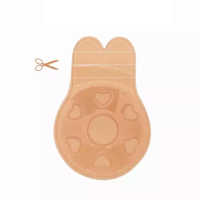 [BAO RẺ] [1 đôi] Miếng dán nâng ngực hình tai thỏ loại 1 dùng nhiều lần