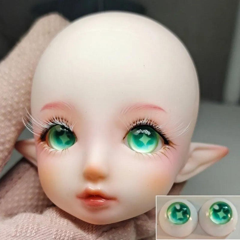 Cặp Mắt Giả Cho Búp Bê 1 / 3 1 / 4 1 / 6 1 / 8 bjd 10 / 12 / 14 / 16 / 18mm
