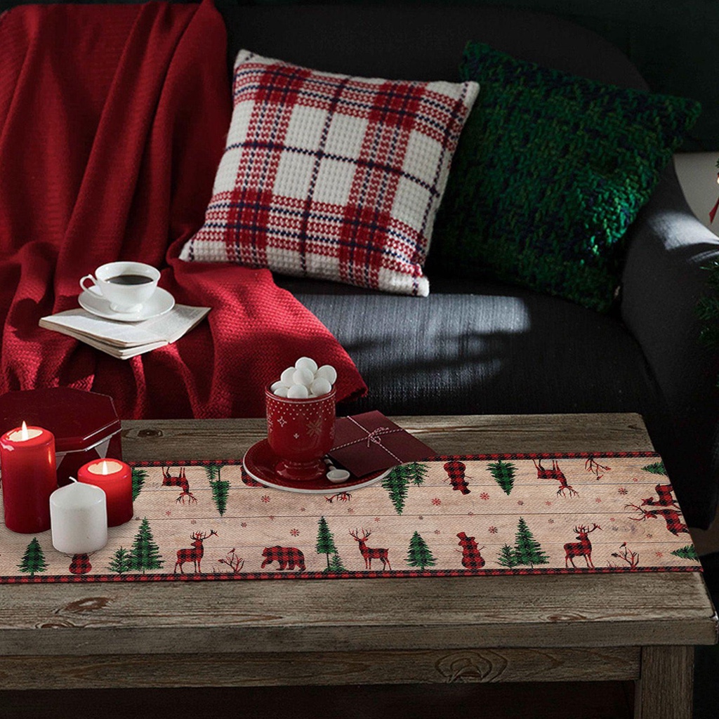 Khăn Trải Bàn Zaijie 24 Màu Đỏ Đen Có Thể Giặt Lại Tiện Dụng