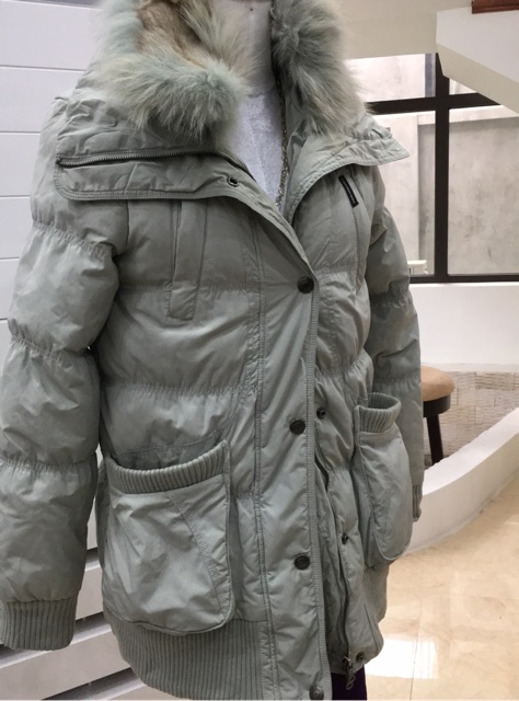 Khoác da lộn lông