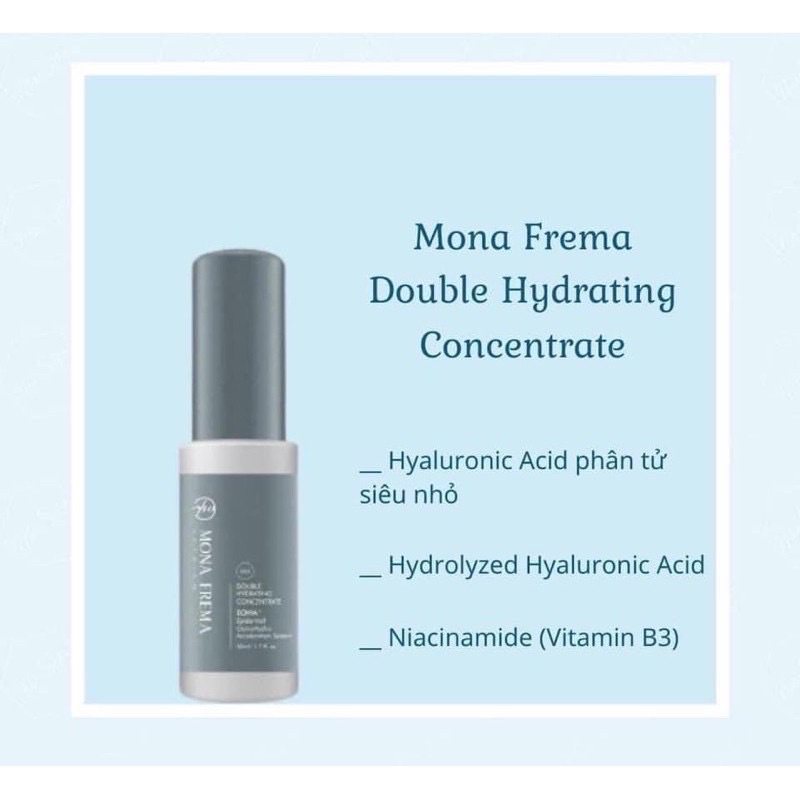 Serum cấp nước EHA Double Hydrating Concentrate Mona Frema