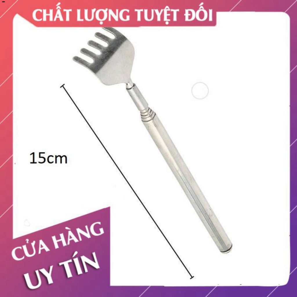 [Hàng loại 1] Gậy gãi lưng mini co giãn, cây gậy gãi ngứa inox chiều dài điều chỉnh linh hoạt - Lan Chi Mart