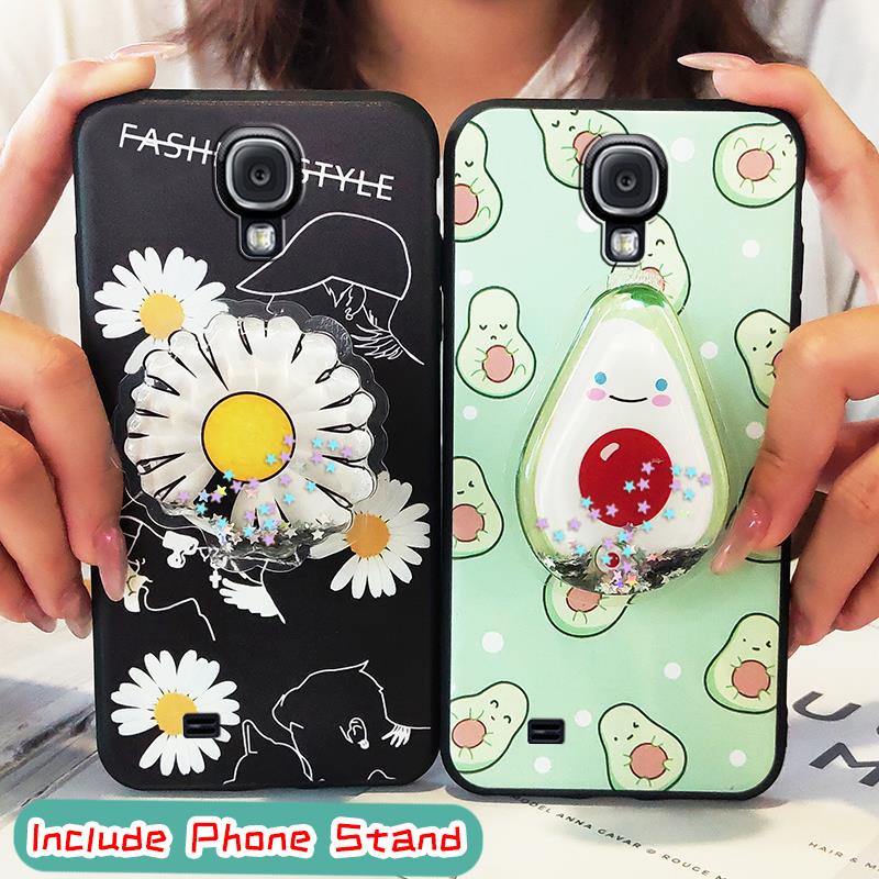 Ốp điện thoại silicone chống bụi chống nước chống va đập họa tiết hoạt hình cho Samsung Galaxy S4/I9500