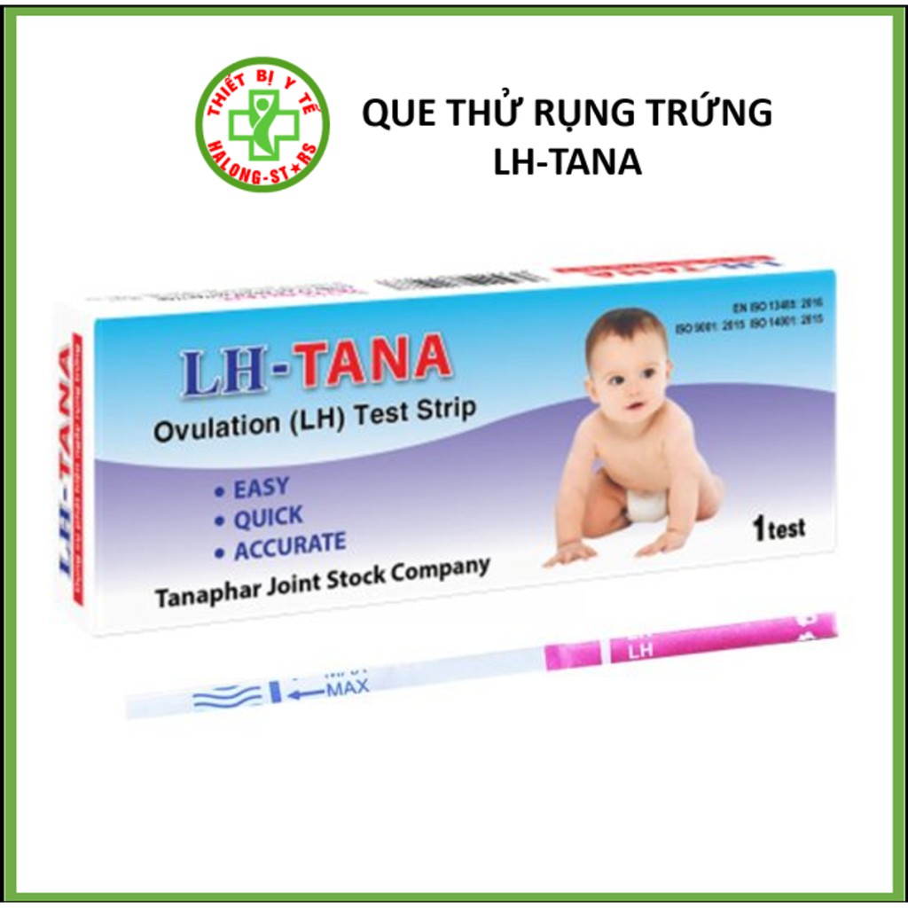 Que thử rụng trứng sớm LH-TANA, dụng cụ test xác định ngày rụng trứng cho phụ nữ, sinh con theo ý muốn - Dược Tanaphar