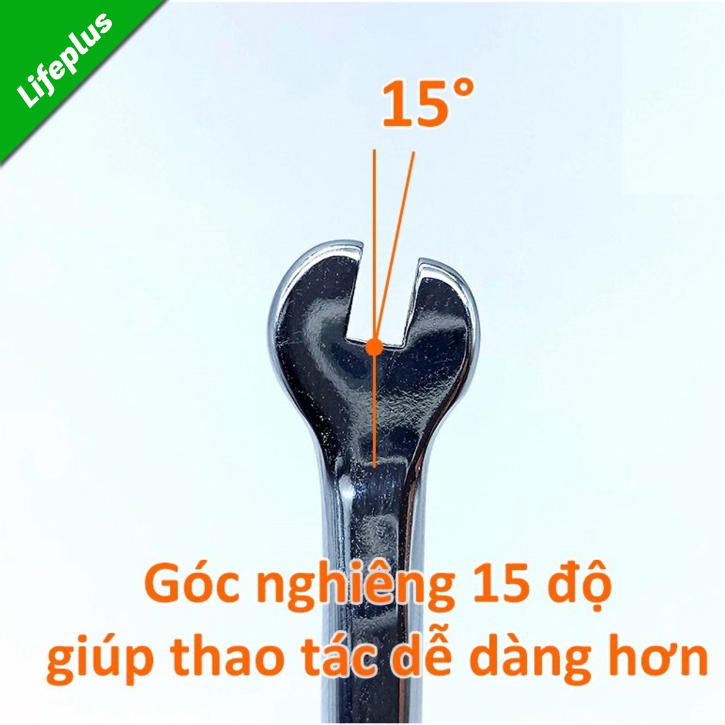 Cờ lê cân vành xe máy hai đầu 4.5mm HOTSSMAN bằng thép Crôm Vanadium