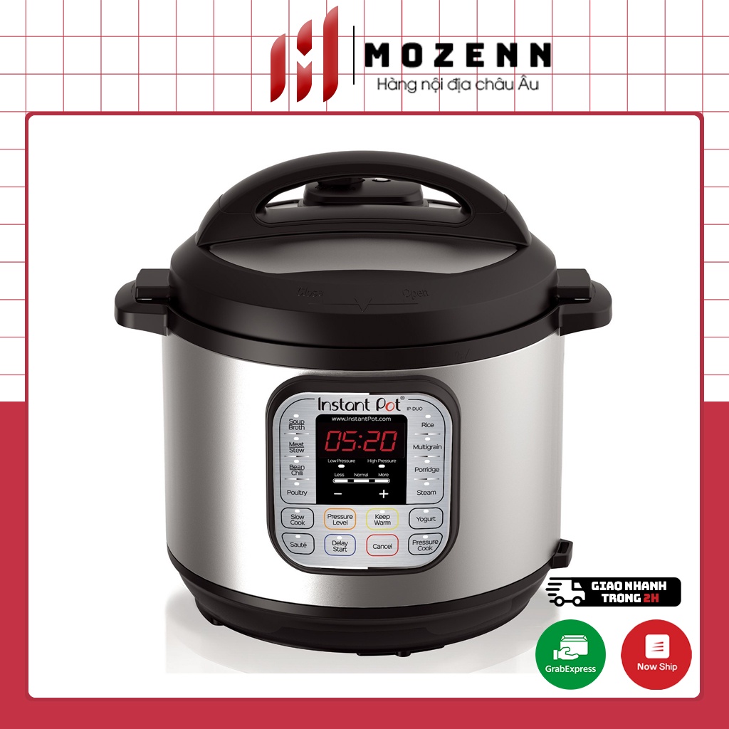 Nồi áp suất điện đa năng Instant Pot DUO 7 in 1 dung tích 5,7l, hàng Đức chính hãng