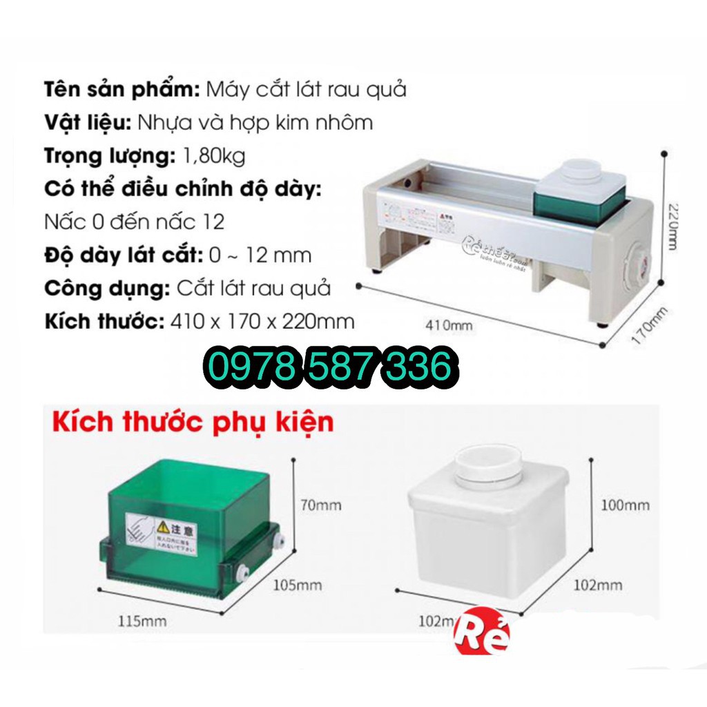 Máy thái lát hoa quả làm detox, làm nước hoa quả chuyên dụng