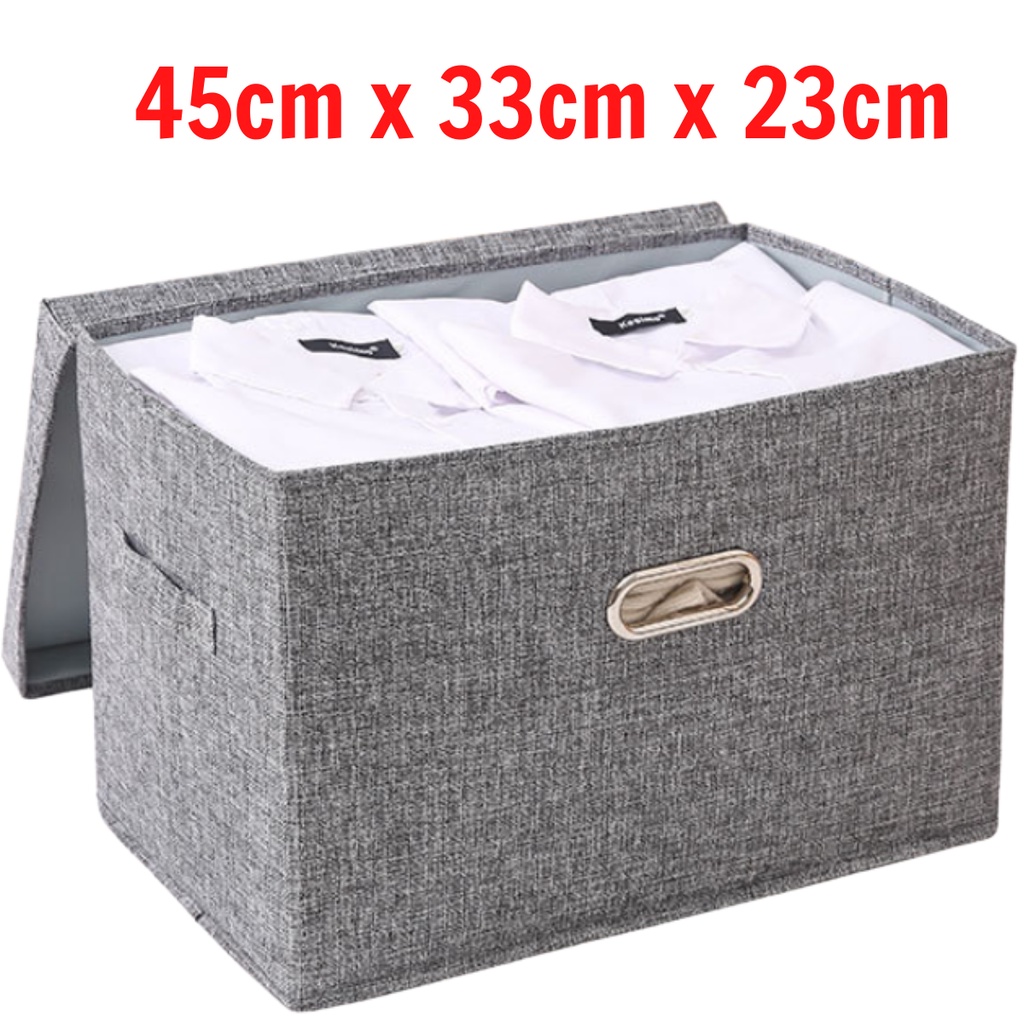 Hộp tủ vải đựng đồ đa năng, quần áo, sách báo TD3 phụ kiện thanh lịch làm đẹp không gian căn nhà - chính hãng miDoctor