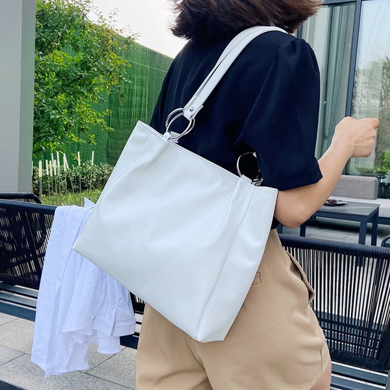 Túi đeo vai IELGY sức chứa lớn thiết kế đơn giản thời trang sành điệu cho nữ