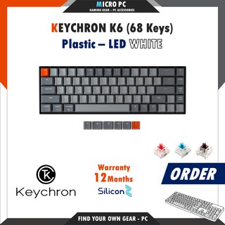 [ORDER] Bàn Phím Cơ Keychron K6 - Hàng chính hãng SiliconZ BH 12 Tháng