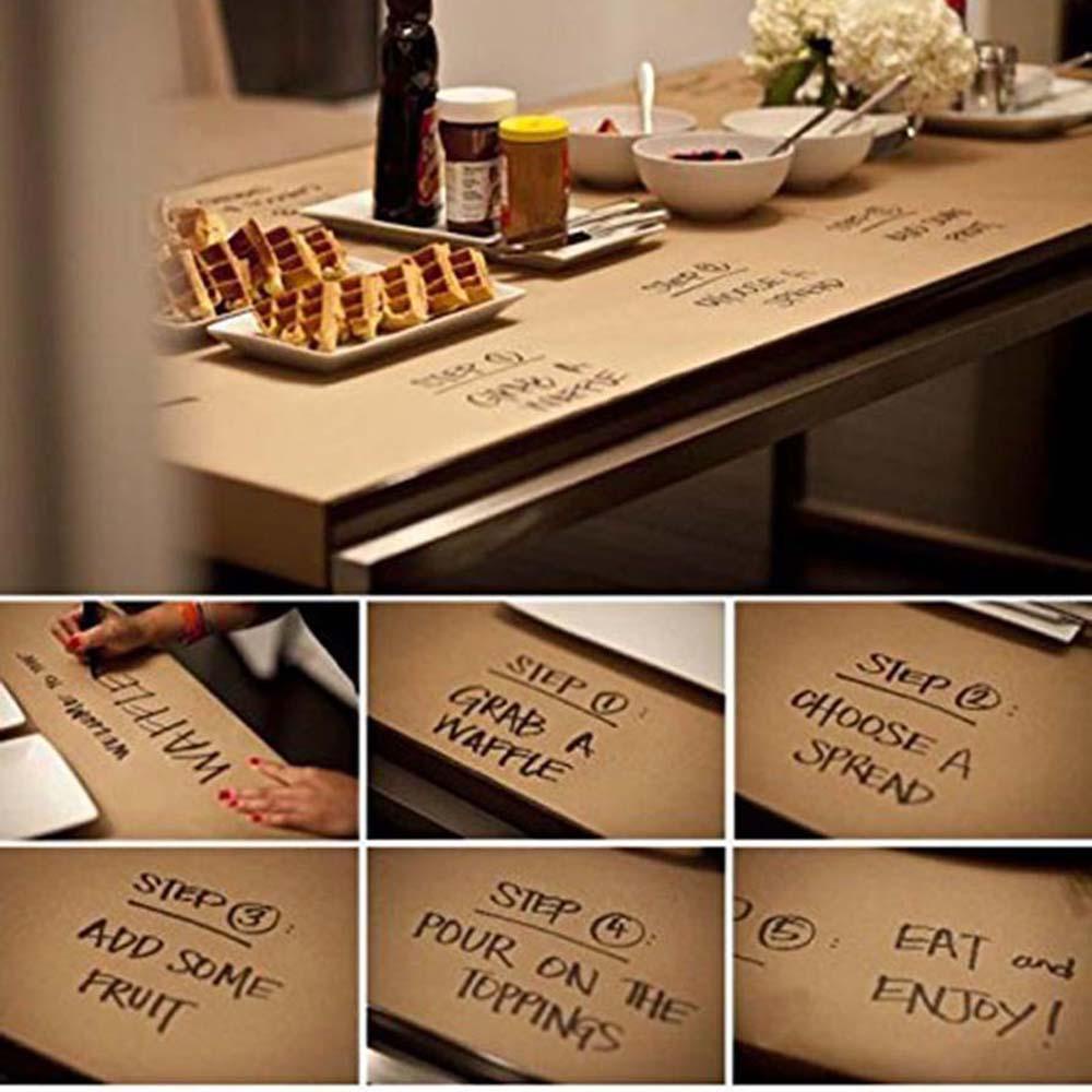 Cuộn Giấy Kraft Gói Hoa 32.8 Yards Trang Trí Tiệc Cưới / Sinh Nhật