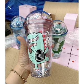 🌈🌈🌈 BÌNH NƯỚC KIM TUYẾN KHỦNG LONG 800ml 🌈🌈🌈