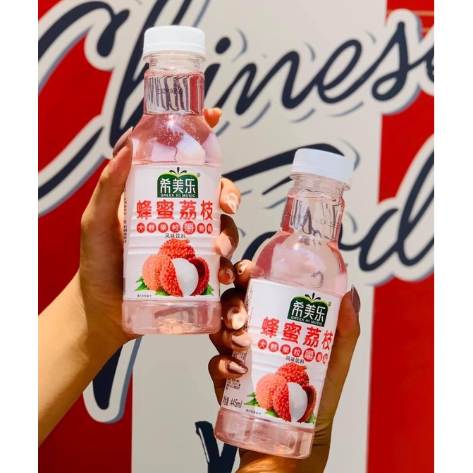 NƯỚC TRÁI CÂY THẠCH GREEK HI MUSIC HƯƠNG CHANH LEO NHO XANH CHAI 435ML