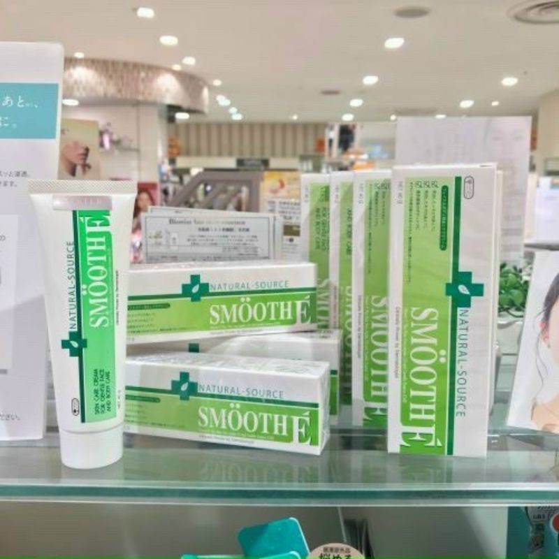 Kem THÂM SẸO SmoothE Natural Source Nhật Bản tuýp 15g chính hãng - hiệu quả sau 2 tuần sử dụng