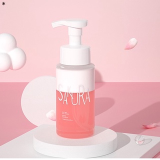 Sữa rửa mặt tạo bọt YINGZSE hoa anh đào Shake Milk Cap Remover Cleansing Mousse 200ml