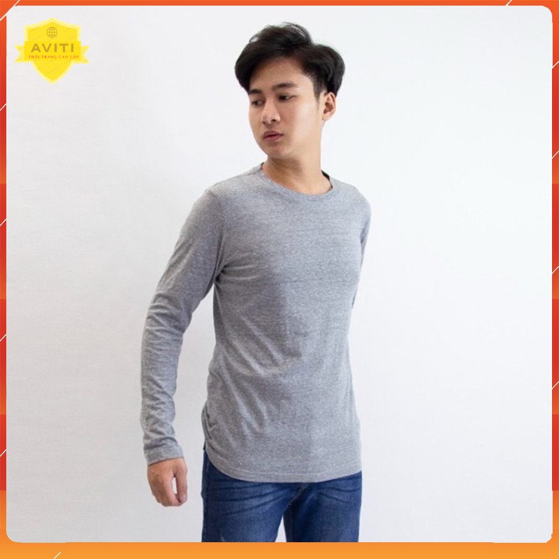 Áo thun nam dài tay AVITI hàng xuất dư AT54 | BigBuy360 - bigbuy360.vn