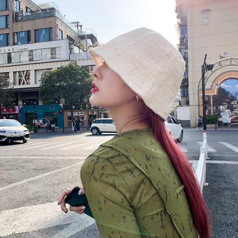 Nón Tai Bèo Chống Nắng Màu Trơn Dễ Thương Phong Cách Hàn Quốc Thời Trang Mùa Hè Cho Nữ