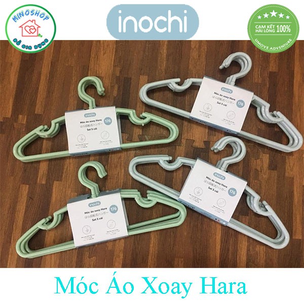 Móc Cheo Quần Áo Xoay Cao Cấp, Móc Áo Xoay Hara 176