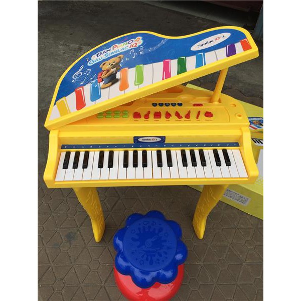 Đồ Chơi Đàn Piano Similac Cỡ Lớn Dùng Pin (4 PIN AA) Có Ghế Ngồi Cho Bé - Kt: (65 x 44 x 15) cm -