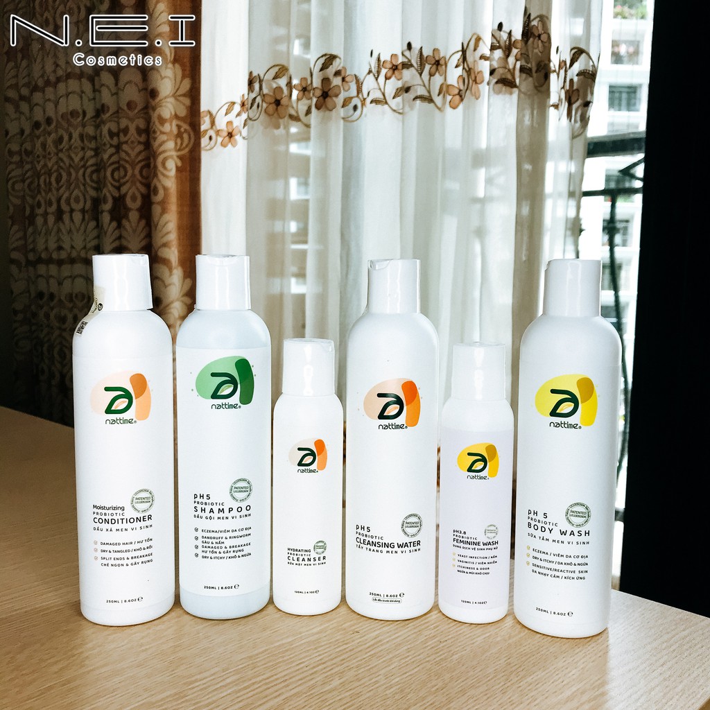 Sữa rửa mặt Thuần chay Men vi sinh NATTIME - Sữa rửa mặt lành tính - 120ml | BigBuy360 - bigbuy360.vn